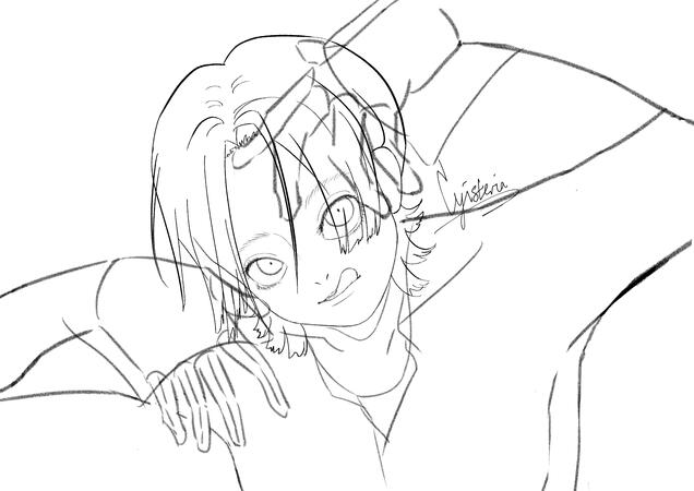 Sketch of a character